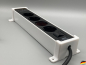 Preview: Halterung für Steckdosenleiste kompatibel mit Brennenstuhl Ecolor USB WEIß