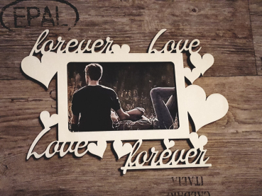Valentinstag - Bilderrahmen - love forever - forever love
