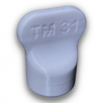 Teigblume Drehhilfe Teiglöser für Thermomix TM 31 weiß